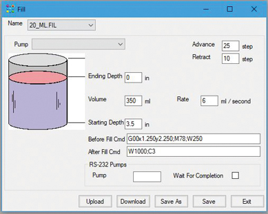 Built-in Pump - Advanced Filling